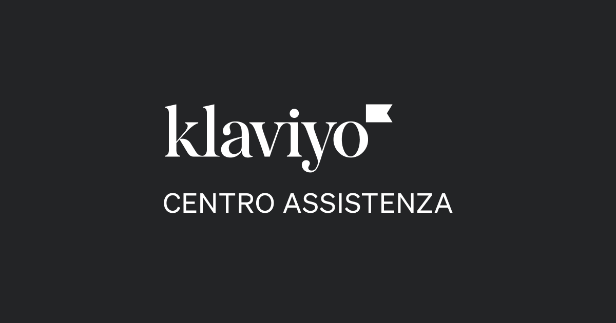 Attribuzione Klaviyo Help Center