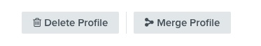 Merge button on a profile