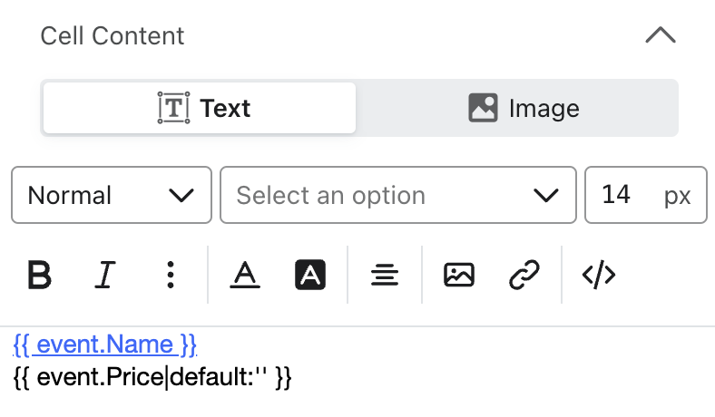 Copying variables to paste