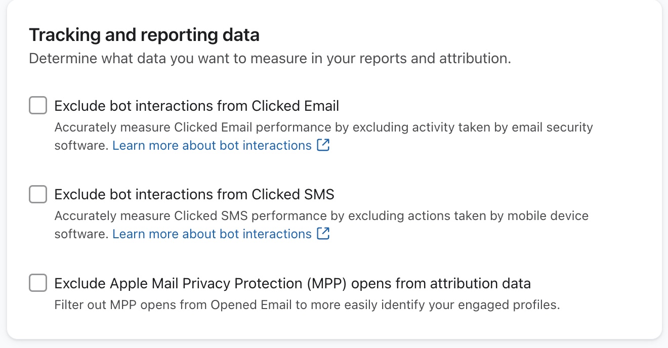 Tracking et reporting, clics de robots