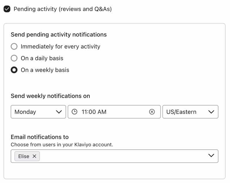 revisa la configuración de las notificaciones