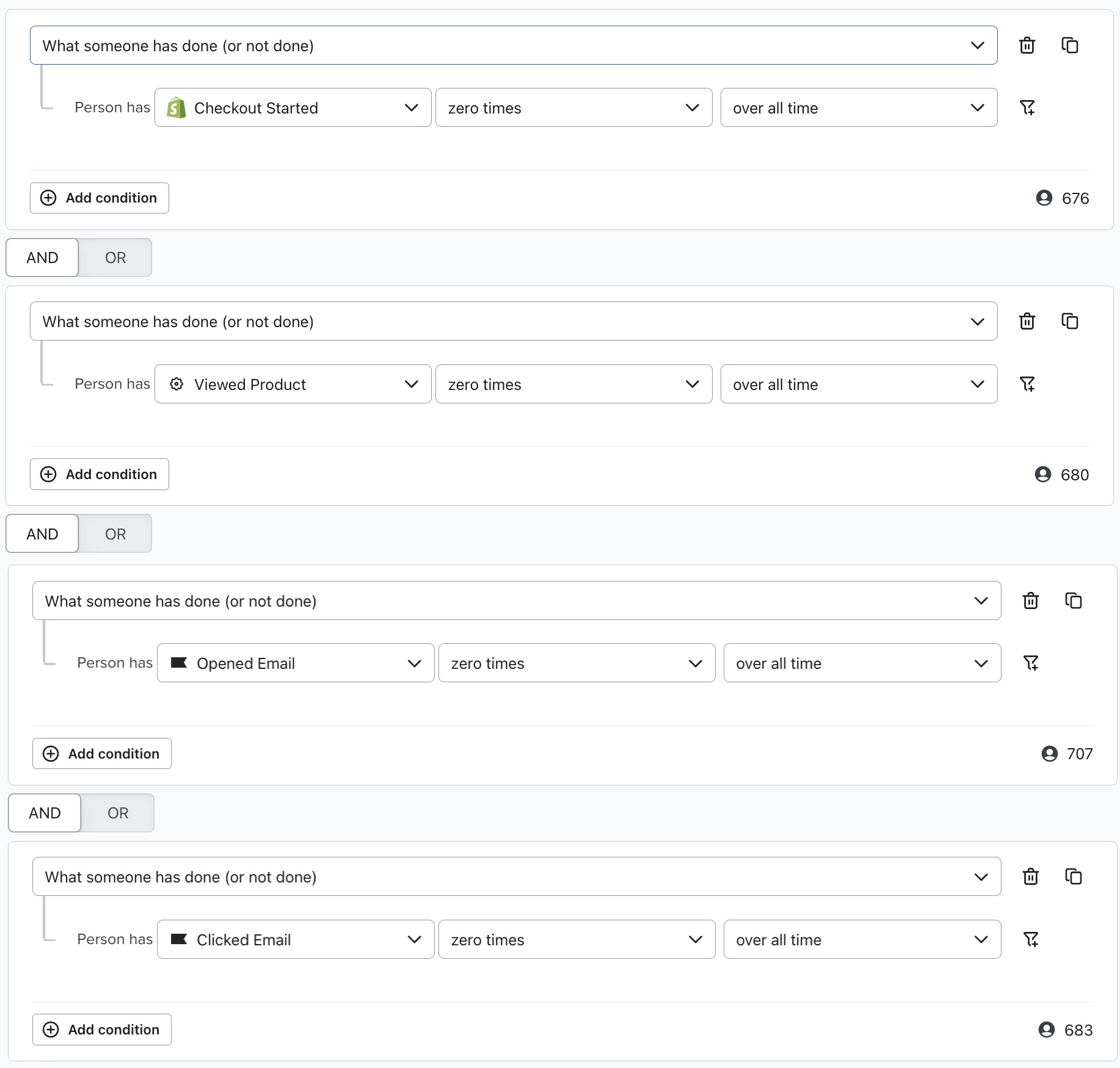 Segment Spam-Falle