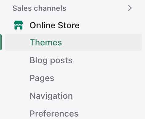 Shopify's webshop thema's