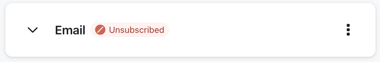 profiel dat is afgemeld van e-mail