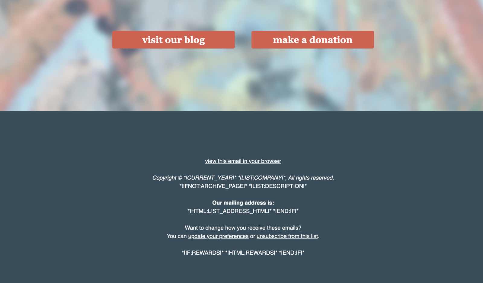 Een template met niet-ondersteunde tag