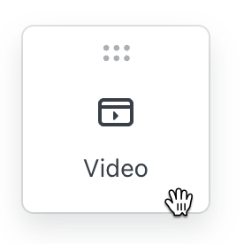 Het videoblokpictogram