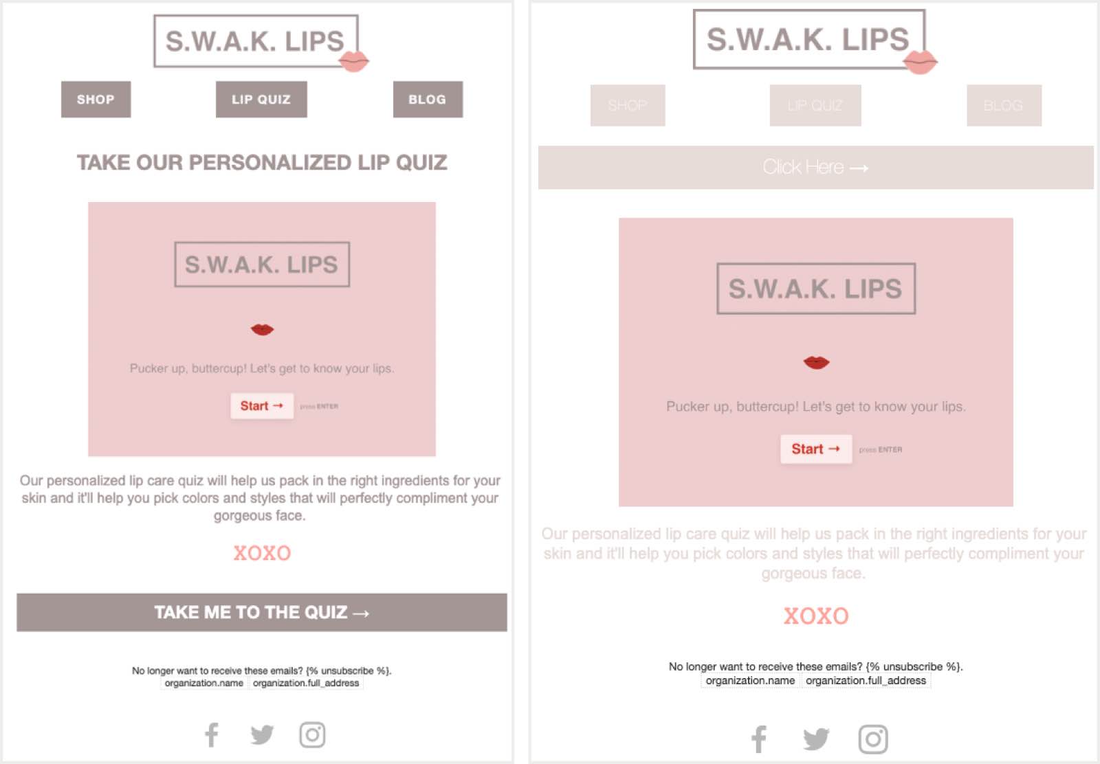 Przykład dostępności w wiadomościach e-mail