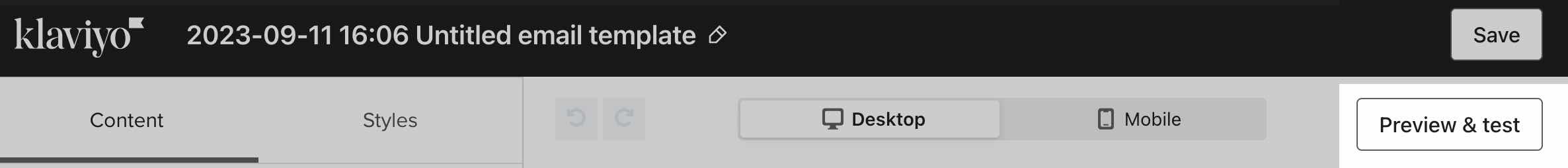Przycisk podglądu i testu