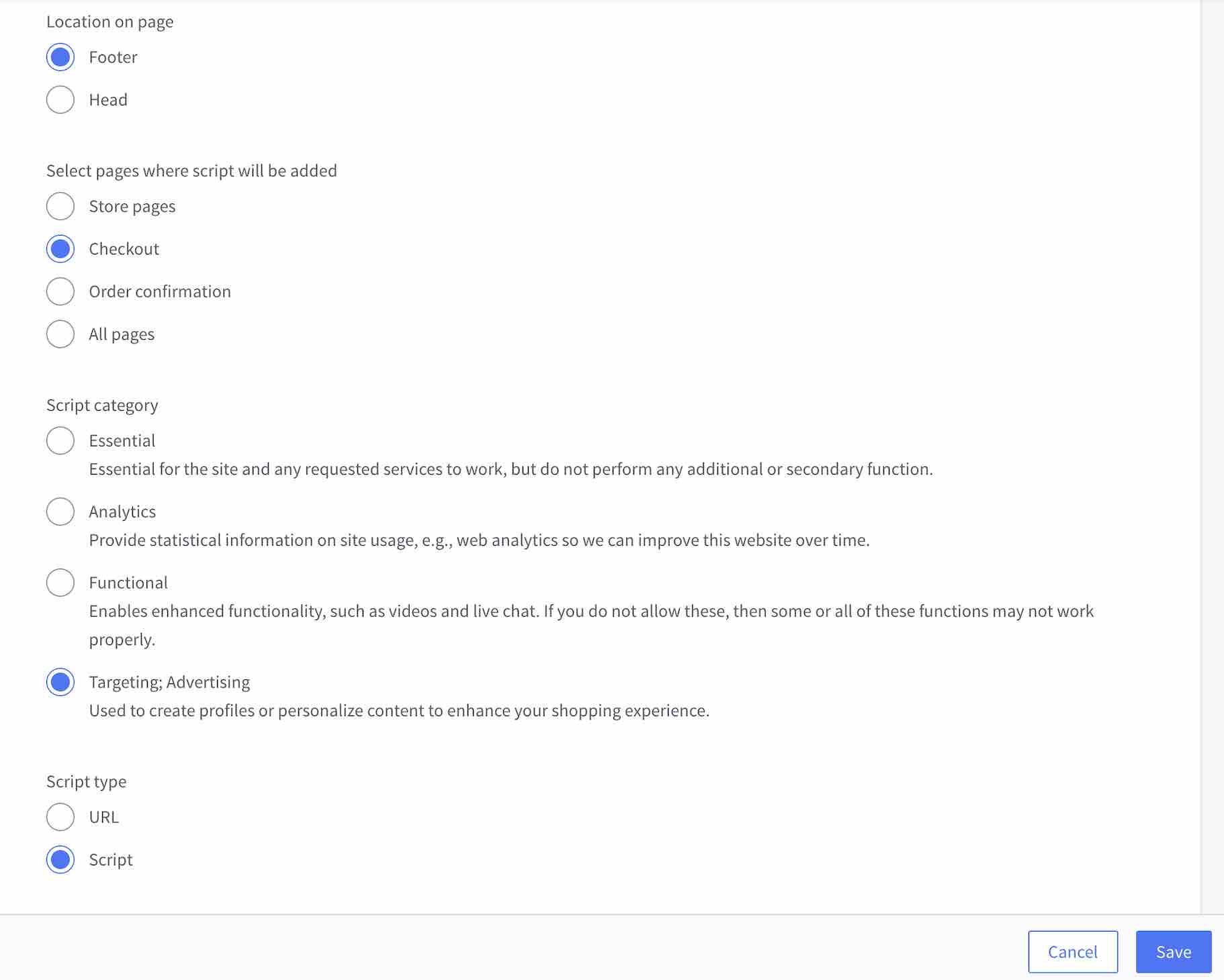 Opcje dodawania zgody na wysyłkę SMS na stronie płatności
kasa in BigCommerce