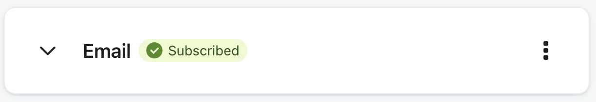 profil, który jest subskrybowany przez e-mail