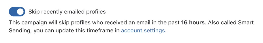 Opcja pominięcia ostatnio wysłanego profilu e-mail