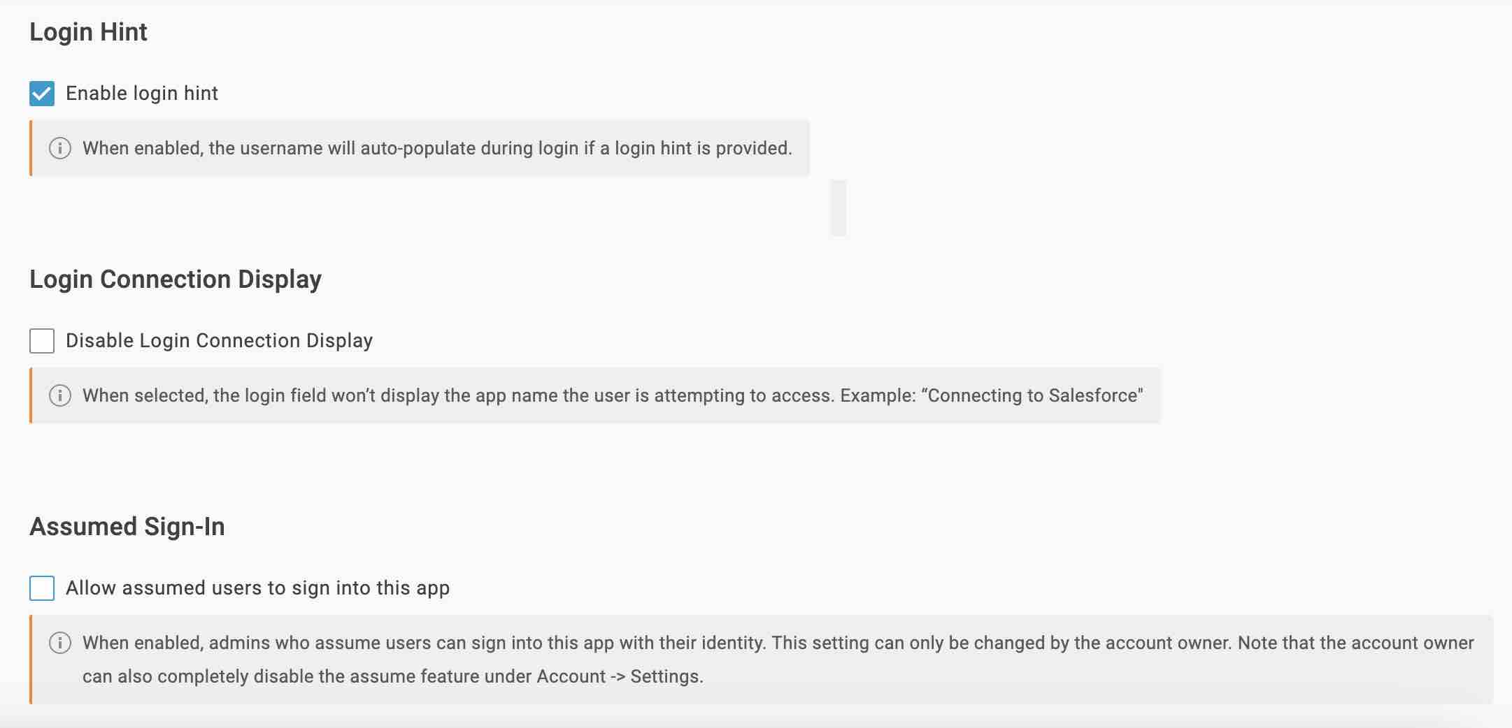 Ustawienia wyświetlania logowania dla aplikacji w One Login
