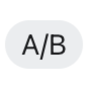Ikona testu A/B