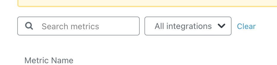 metryka dropdowns