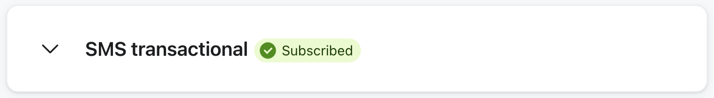 podskrybuj na SMS transakcyjne na profilu