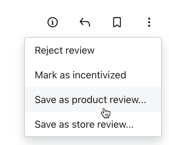 Alternativet Spara som produktrecension...
