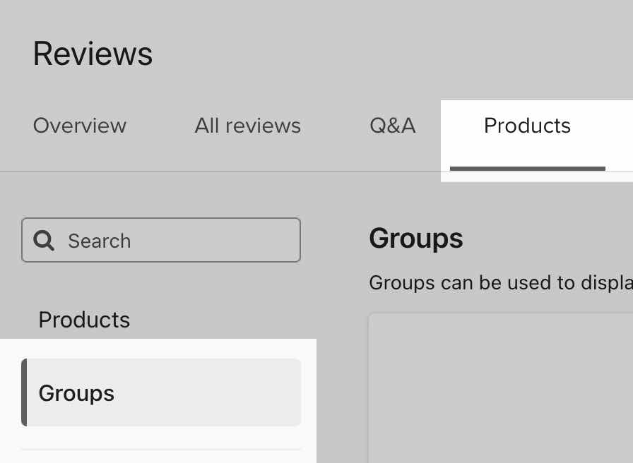 Grupos de productos