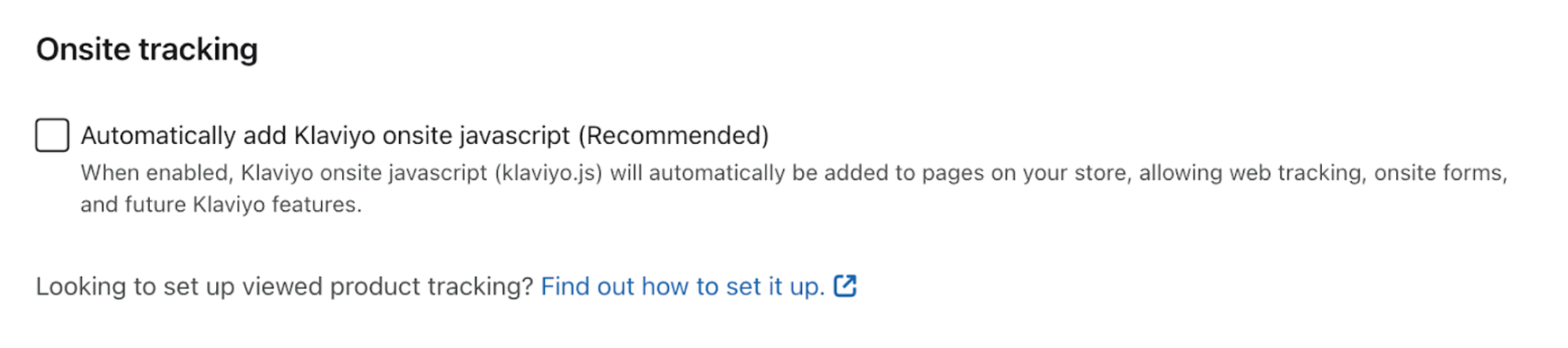 Configuración del seguimiento in situ de BigCommerce