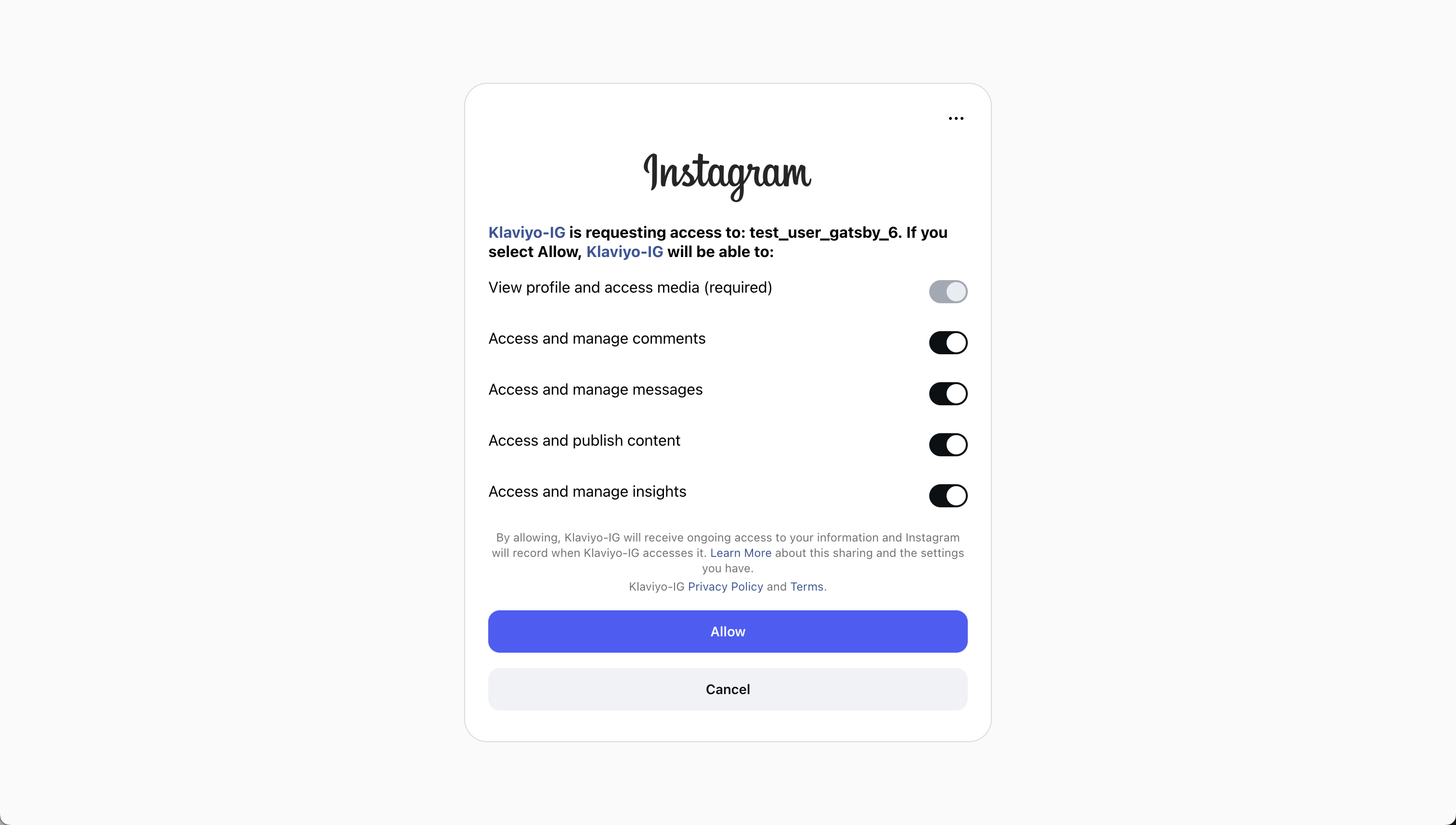 KlaviyoInstagramAuthAllow.png